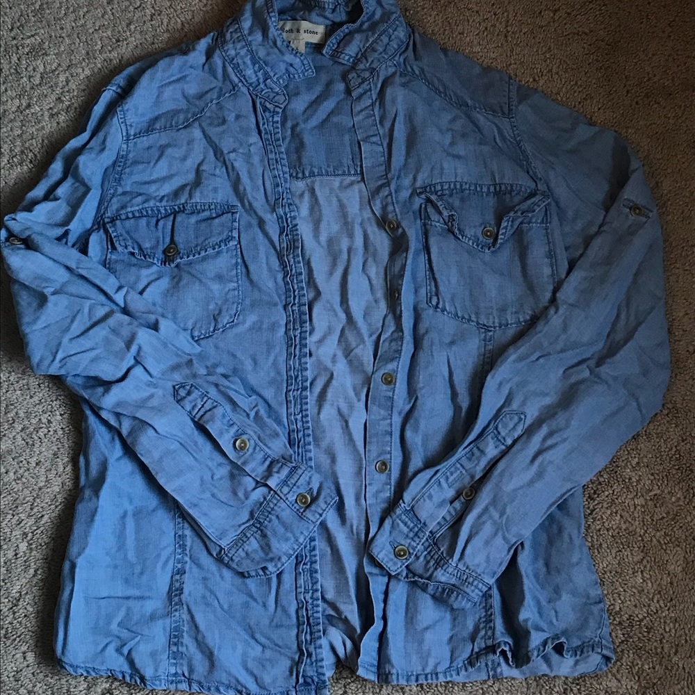 Jean Button Down Shirt
